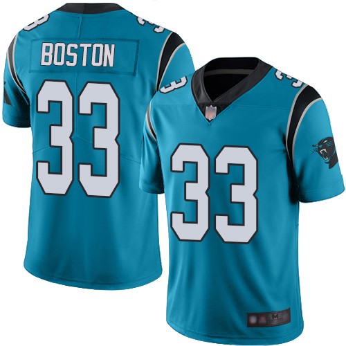 Carolina Panthers Limited Blue Youth Tre Boston Alternate Jersey NFL Football #33 Vapor Untouchable